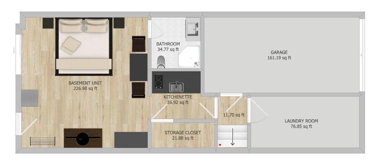 Modern Studio W King Bed - Central Оттава Екстер'єр фото
